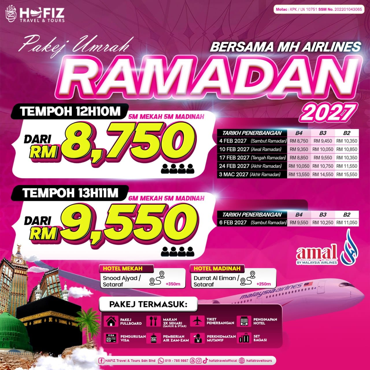Poster rasmi Umrah Ramadan Direct
